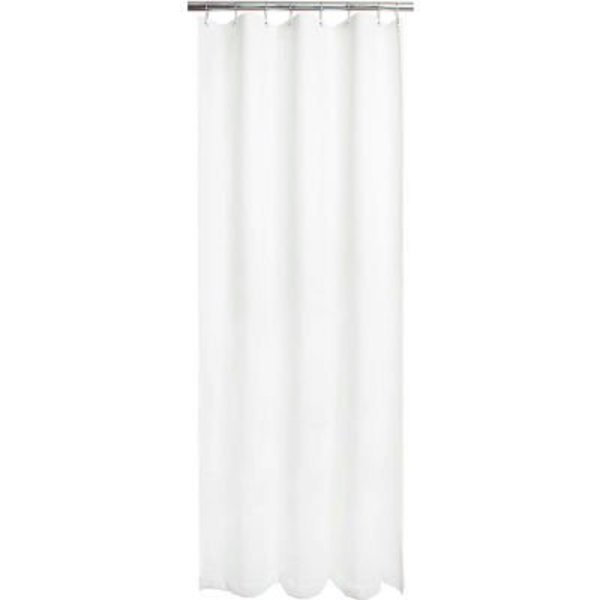 Component Sourcing International CSI Bathware 42" x 72" Assure„¢ Heavy-Duty Commercial Shower Curtain, White - CUR42X72NH CUR42X72NH